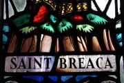 St Breaca Stained Glass Window